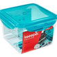 Tino Vershouddoos met klem 1,7 L - 16x16x11cm