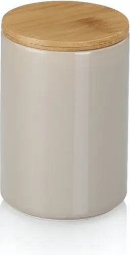 KELA Cady Voorraadpot Keramiek - 0,8 L Licht Grijs