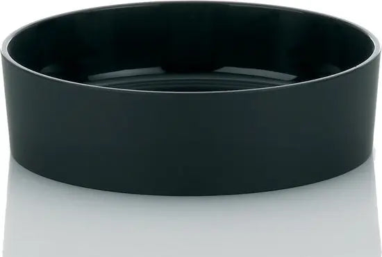 Kela Dark zeepschaal zwart rond 11 cm