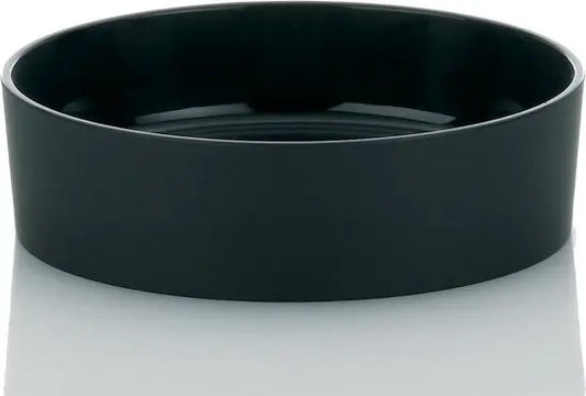 Kela Dark zeepschaal zwart rond 11 cm