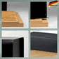 Kela Kiril Broodtrommel met Snijplank – Zwart Metaal/Bamboe 38x23x16 cm - foto 2