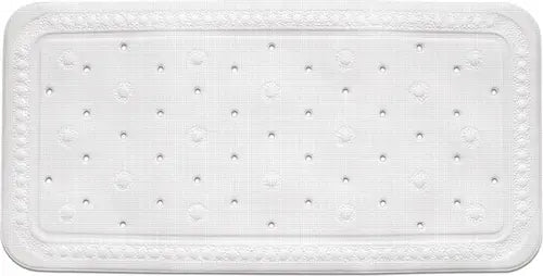 Kela Kreta Badmat Anti-Slip - Wit - 72 x 36 cm