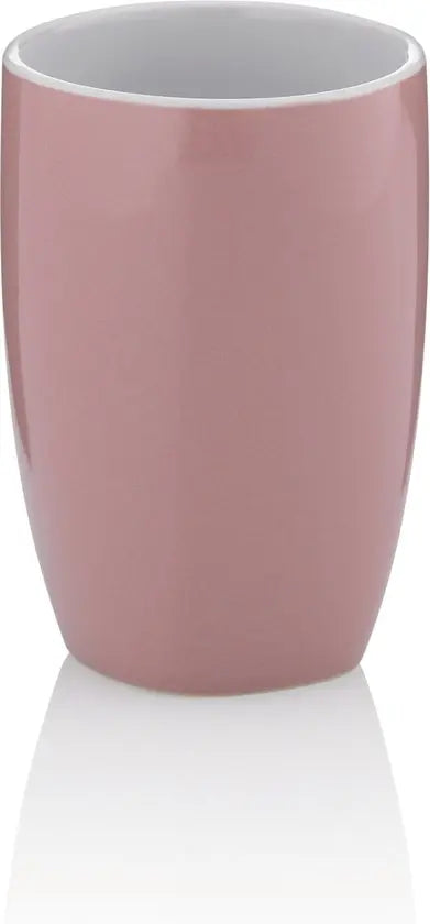 Kela Lindano badkamerbeker keramiek – Rose Wood