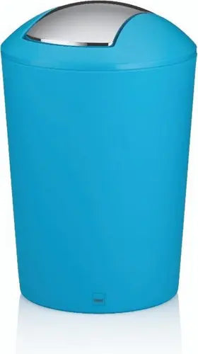 Kela Marta Afvalemmer met Schommeldeksel - 5 L - Turquoise