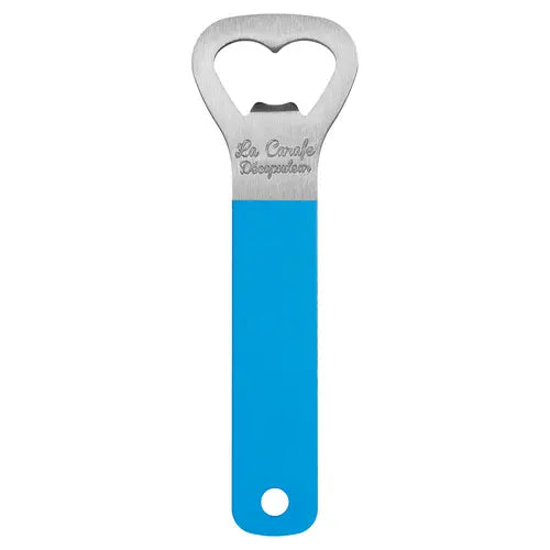 La Carafe Flesopener Azuurblauw – 12,5 cm roestvrij staal