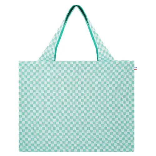 La Carafe Lagune boodschappentas turquoise – omkeerbaar en opvouwbaar