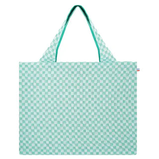 La Carafe Lagune boodschappentas turquoise – omkeerbaar en opvouwbaar