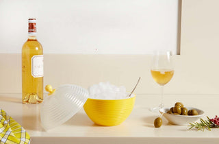 La Carafe ijsblokbak 800 ml - citroengeel