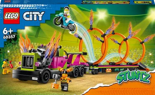 LEGO City Stuntz Stunttruck & Ring of Fire Challenge - 60357
