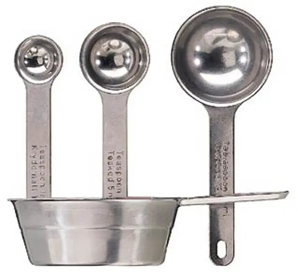 Linden Maatschepjes Set 4-delig – Roestvrij Staal