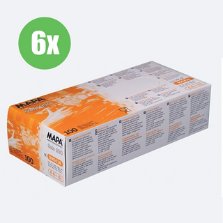 Mapa Solo 990 vinyl wegwerphandschoenen - 6 x 100 stuks voor schoonmaak