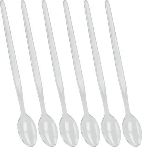 Metaltex Dessertlepels Transparant - 28 cm (set van 6)