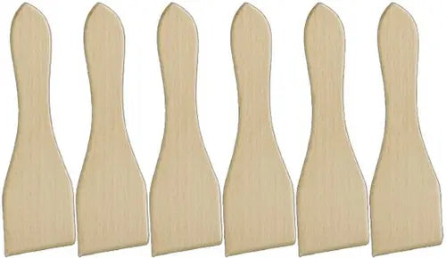 Metaltex Raclettespatels Hout - Set van 6