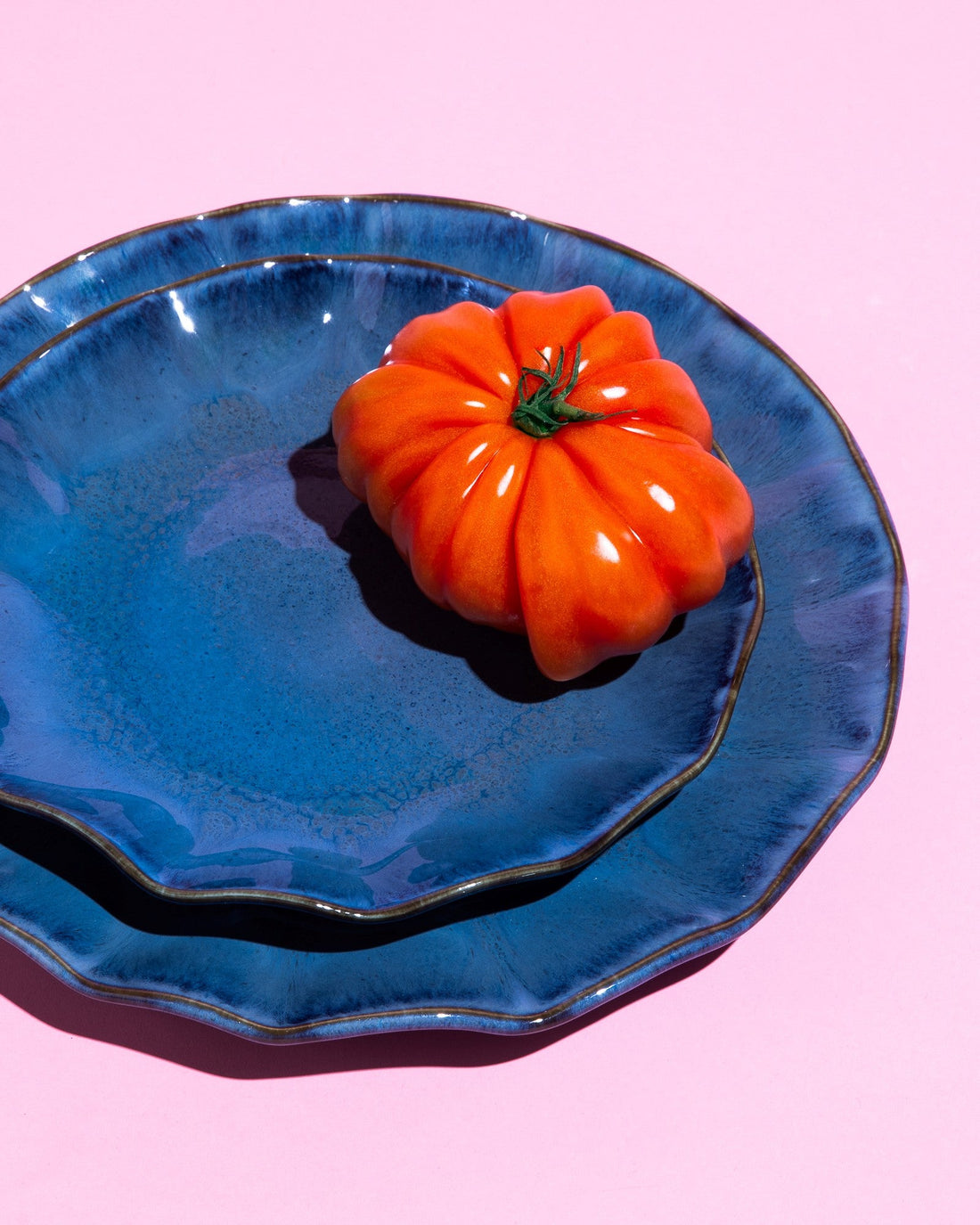 Motel a Miio Pérola Shell bord small - donkerblauw – detailaanzicht