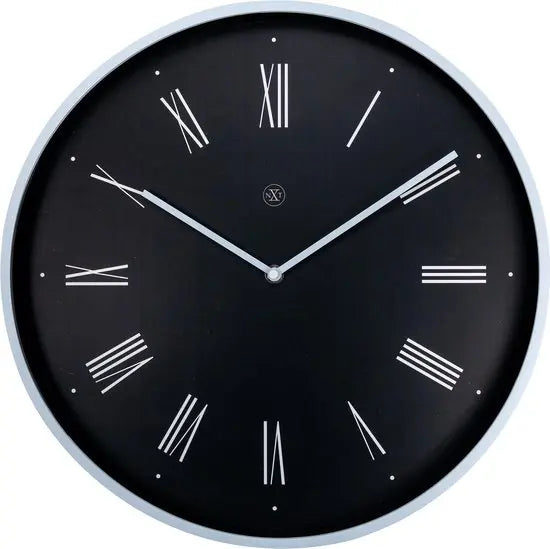 Nextime Felix wandklok zwart rond 40 cm