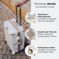 Onyx lichtgewicht Reiskoffer - Tsa Slot - Spinner Wielen - 100 L