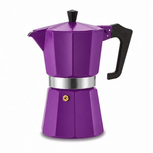 Pezzetti Italexpress moka pot 6 kops 300 ml - paars