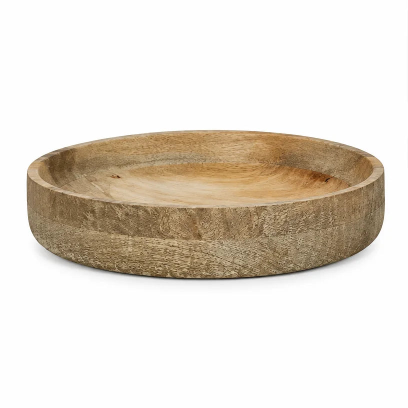 Pomax Kerf schotel mangohout Ø 25 cm