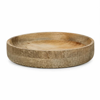 Pomax Kerf schotel mangohout Ø 25 cm