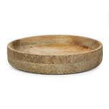 Pomax Kerf schotel mangohout Ø 25 cm