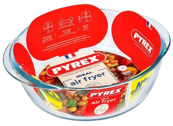 Pyrex Airfryer Ovenschaal Glas Rond 24 cm
