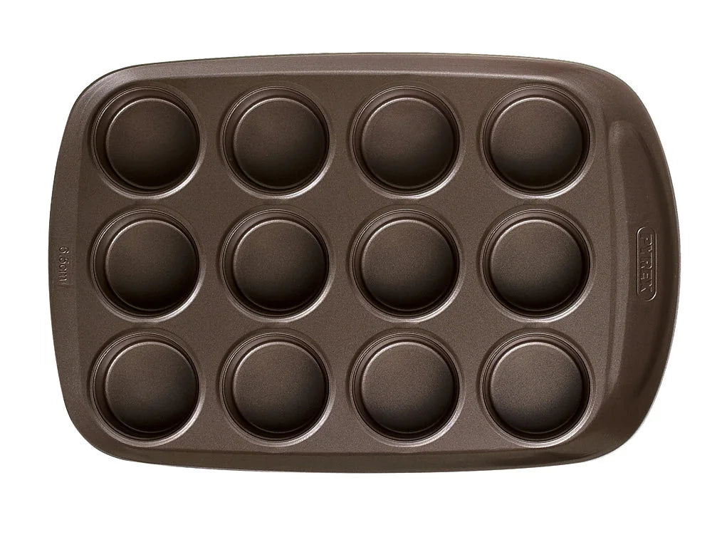 Pyrex Asimetria muffinvorm met 12 holtes, bovenaanzicht