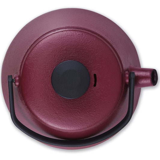 Brabantia T-Time theepot gietijzer 0,7 L - bordeaux