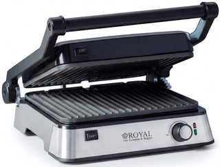Royal van Kempen & Begeer contactgrill 2000W – uitneembare platen – 180° openklapbaar