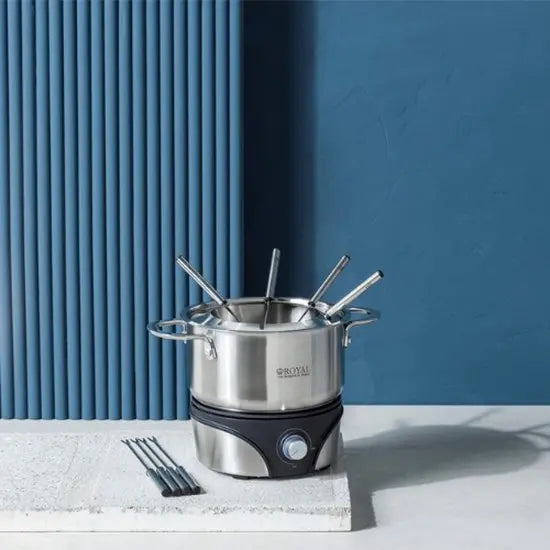 Royal Van Kempen & Begeer Elektrische Fondueset REPA – 1,2 L voor 8 personen