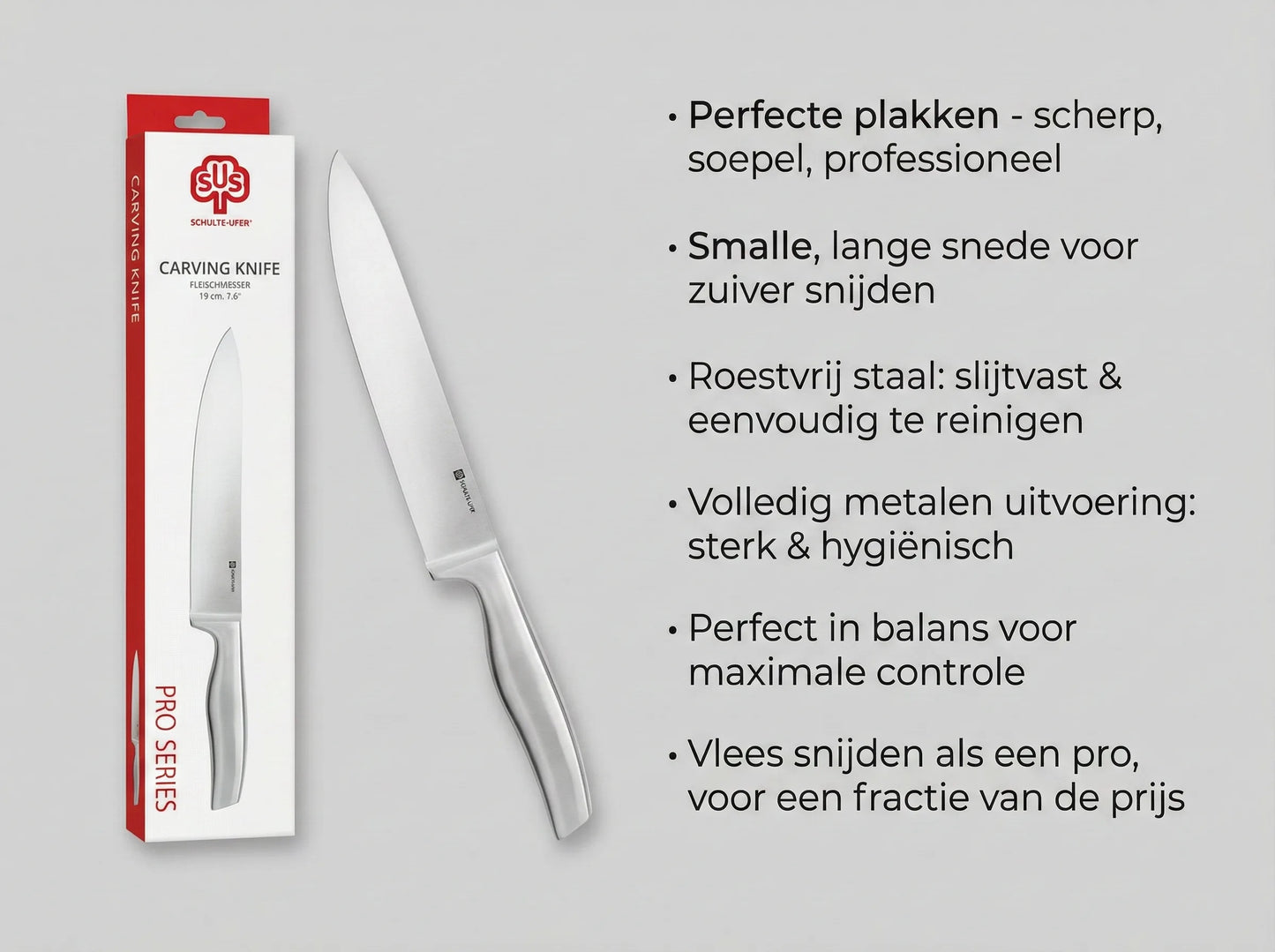 Schulte Ufer Vleesmes 19 cm Pro series