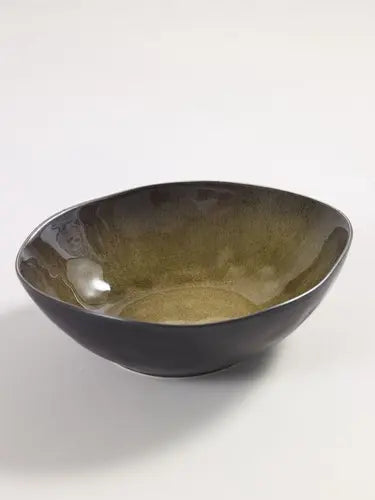 Serax Pure Ovale Kom Groen - 20,3 cm - Set van 2