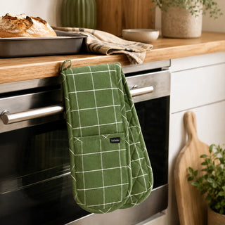 Ladelle Ovenwant Dubbel - Groene Ruit