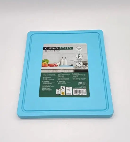 Snijplank HDPE blauw 32x26 cm