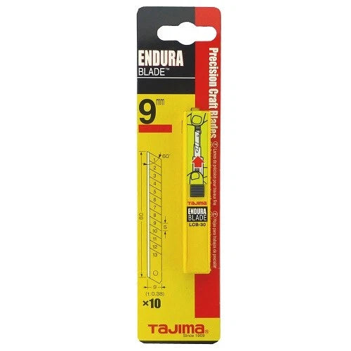 Tajima Endura LCB-30 afbreekmesjes 9 mm, set van 10 in verpakking