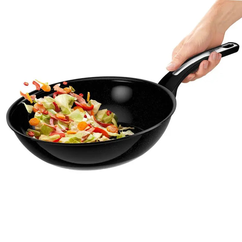 Tefal Exceptional Ceramic Wokpan 28 cm – Zwart - foto 2
