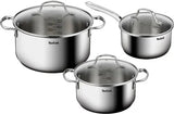 Tefal Infinite Kookpannenset 6-delig – 16/20/24 cm – Inductie – H816S625