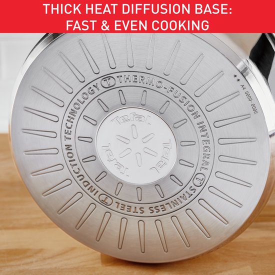 Tefal Infinite – Thermo-Fusion inductiebodem