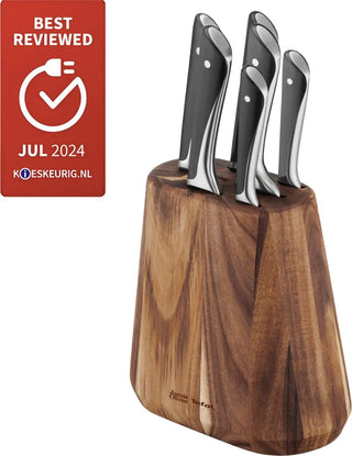 Tefal Jamie Oliver messenset met messenblok 6-delig